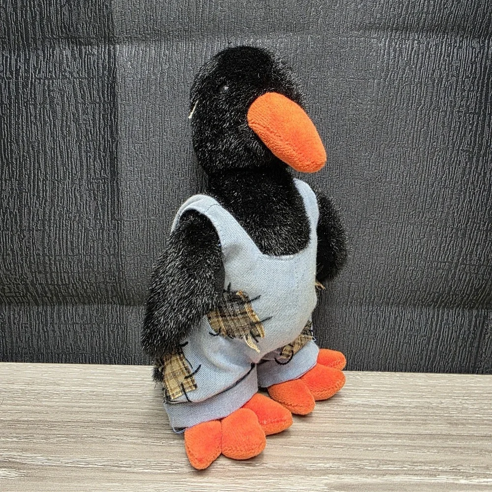 Ty Attic Treasures Cawley the Crow Bird Plush Beanie Baby 1993 Retired‎ 9